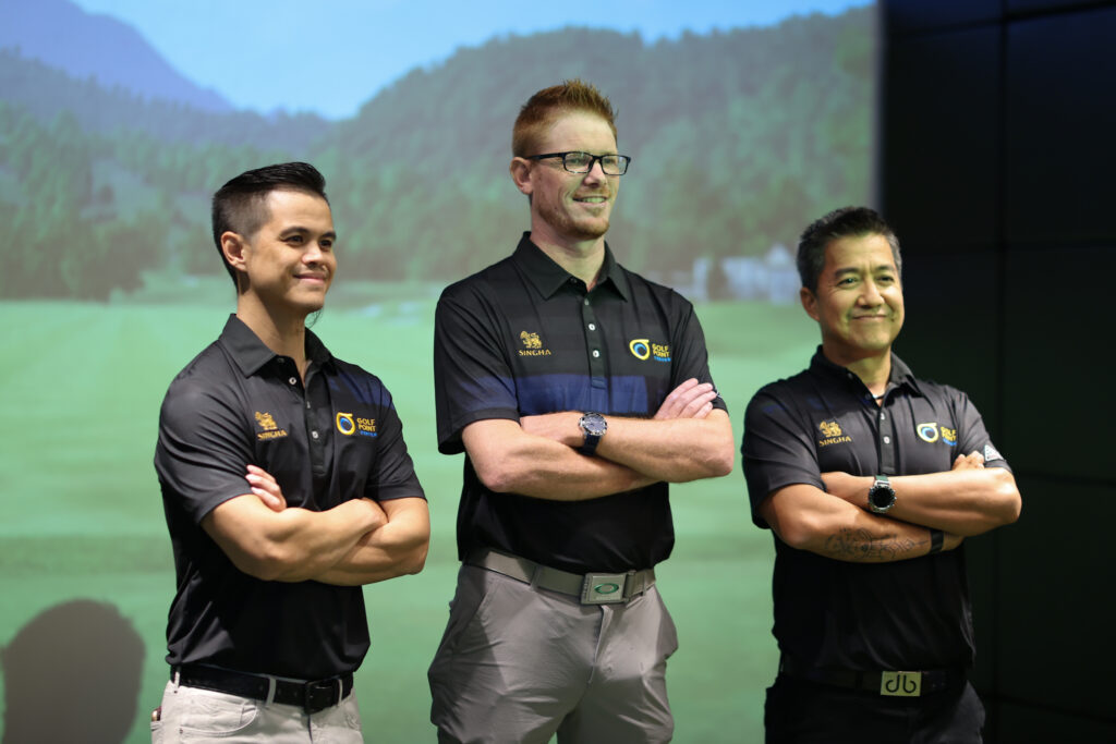พื้นที่ซ้อม TrackMan ของ Golf Point Center