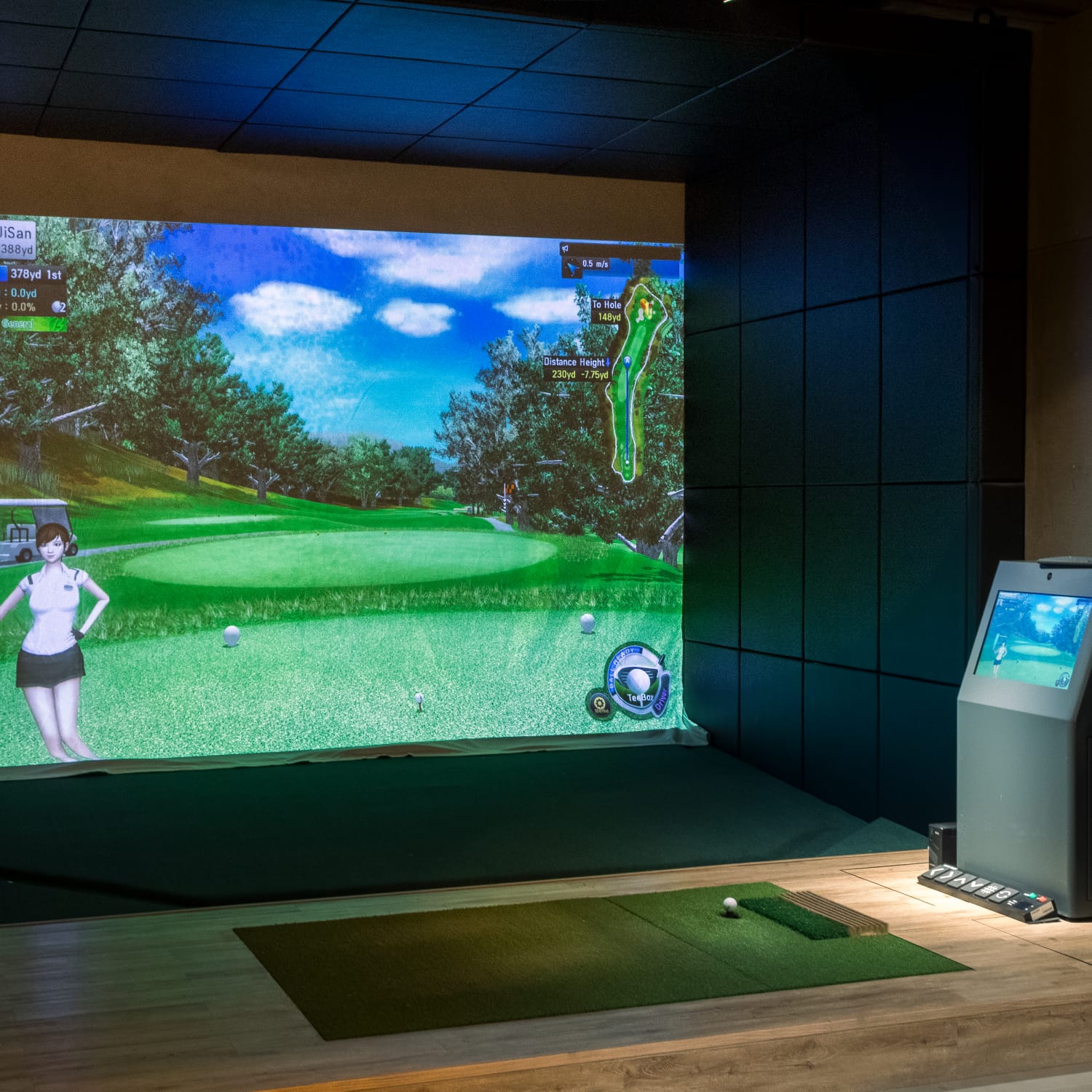 ห้อง Golf Simulator ของ LENGOLF ชิดลม