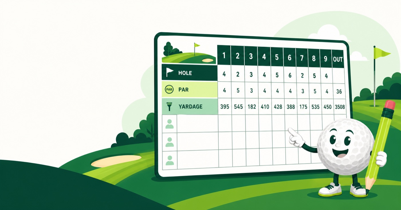 ภาพประกอบบทความ อ่าน Scorecard กอล์ฟยังไง